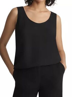 Lafayette 148 New York Finnley Silk Georgette Tank size 6